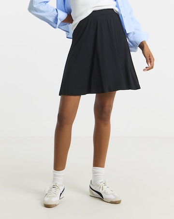 Jersey Mini Skater Skirt
