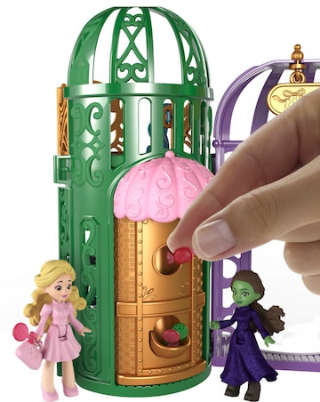 Wicked Emerald City Small Doll Playset with 5 Play Spaces & 15 Accessories