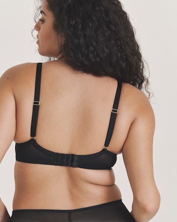 Ann Summers Sexy Lace Planet Plunge Bra Black