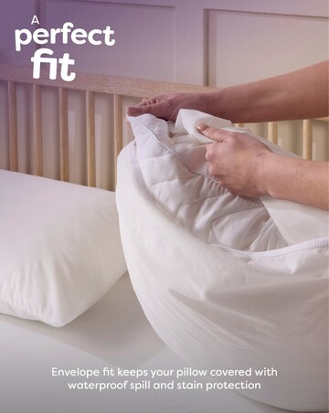 Slumberdown Waterproof Pillow Protectors - 2 Pack