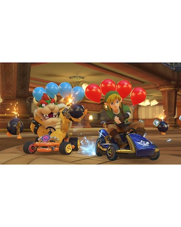 Nintendo Switch OLED White Console & Mario Kart 8 Deluxe Bundle