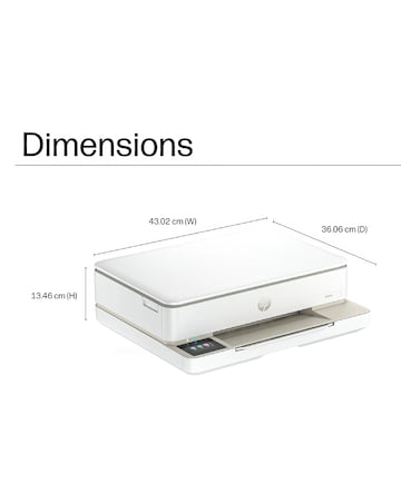 HP Envy 6120e All in One Printer - White
