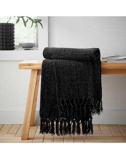 Catherine Lansfield Plain Chenille Throw