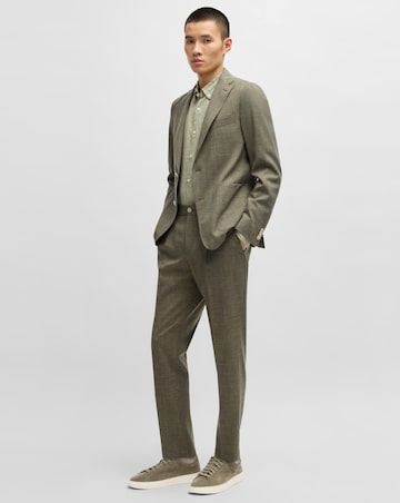 BOSS Kieran Suede Trainer - Khaki