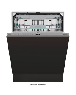 Hisense HV16CUK Fully Integrated Full Size Dishwasher 16 Place Settings Black