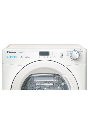 Candy Smart CSEH8A2LE 8kg Heat Pump Tumble Dryer White + Install