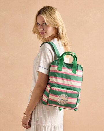 Joules Packaway Backpack - Resort Stripe