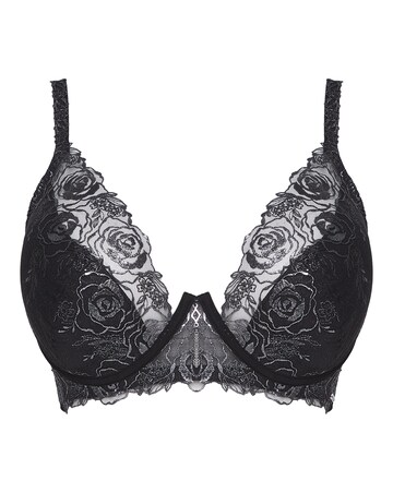 Figleaves Curve Goddess Seductive Fantasy Bra B-F - Black