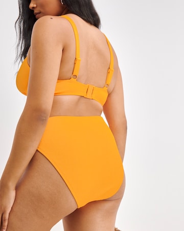Mix and Match Crinkle High Leg Bikini Bottoms