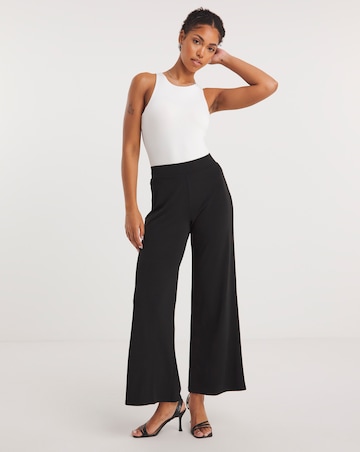 Joanna Hope Short Black Palazzo Trouser
