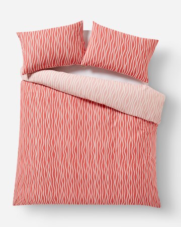 Hallie Stripe Pink Duvet Cover Set