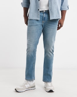 Jack &amp; Jones Glenn Sim Fit Jeans - Blue Denim
