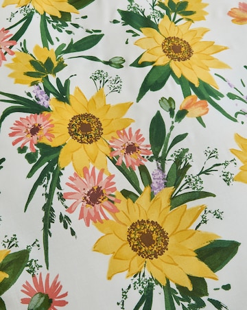 Claudette Floral Bouquet Cotton Blend Duvet Cover Set