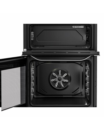 Hotpoint HDE6VDCASX 60cm Electric Double Cooker with Air Fry - Stainless Steel