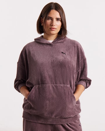 PUMA Essential Comfort Valour Rib Hoodie