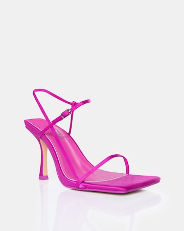 Public Desire Pheobe Barley There Sandals Wide E Fit