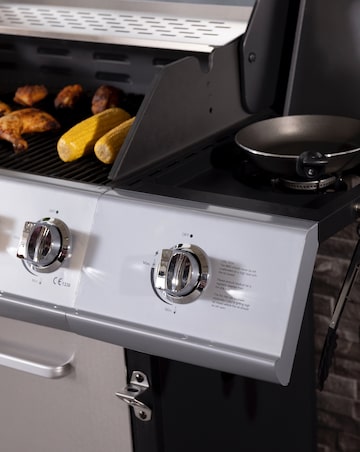 Charles Bentley 6 Burner Gas BBQ with Side Burner Bundle