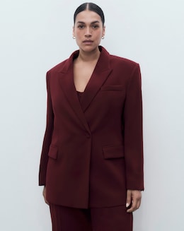 Mango Red Blazer
