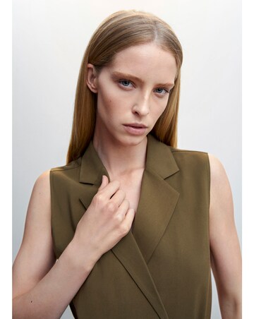 Mango Dorotea Midi Vest Dress