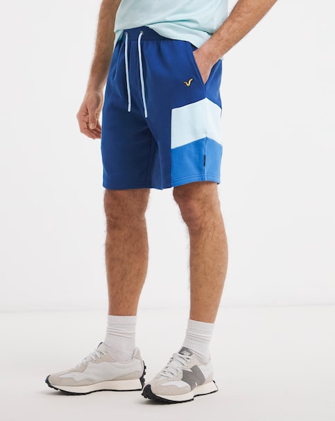 Voi Colour Block Fleece Jog Shorts