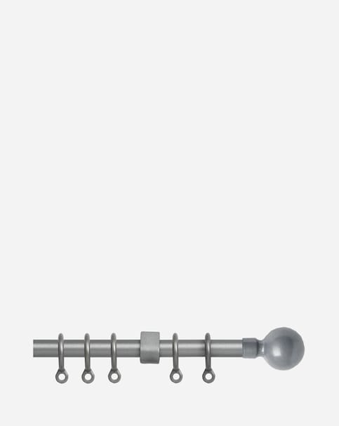 Plain 13-16mm Extendable Ball Curtain Pole