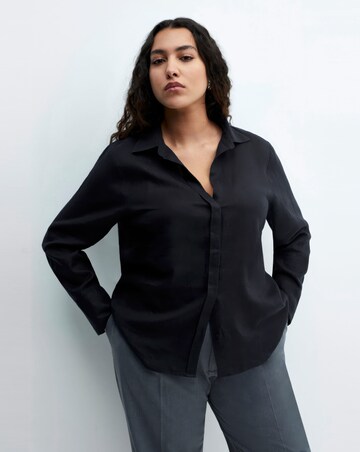 Mango Pure Linen Button Up Shirt