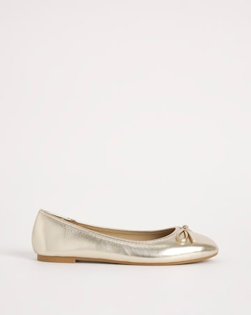 Selena Classic Flat Ballerina Shoes Extra Wide EEE Fit
