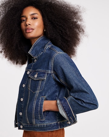 Simply Be Vintage Wash Authentic Stretch Denim Jacket