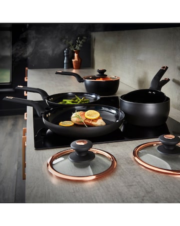 Tower Cavaletto Cookware 6 Piece Set Black
