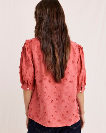 Julipa Textured Floral Blouse