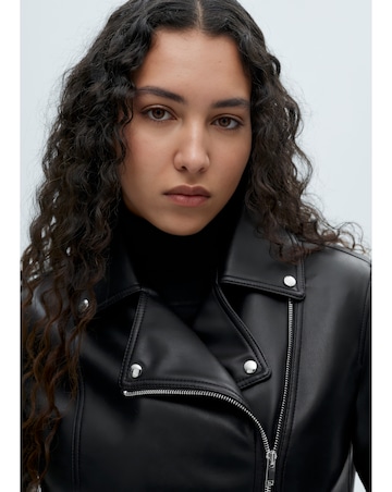 Mango Faux Leather Jacket