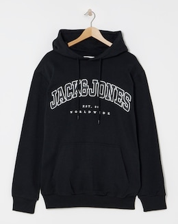 Jack & Jones Caleb Varity Hoodie - Black