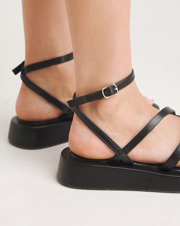 Phoebe Strappy Flatform Sandals Wide E Fit Simply Comfort