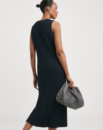 Whistles Erin Texture Midi Dress