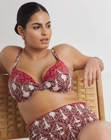 Underwired Ikat Print Bikini Top