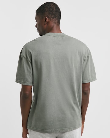 Vintage Wash Oversized Fit T-Shirt- Khaki