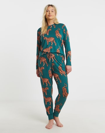 Chelsea Peers Jersey Crew Neck Pyjama Set