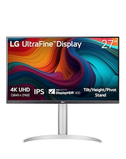 LG 27UP650K-W.AEK 27in 60Hz Ultra HD 4K IPS Adjustable Monitor - White