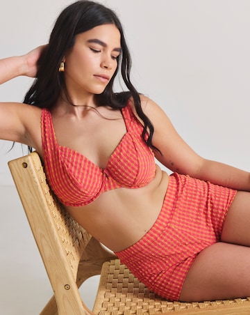 Magisculpt Gingham Underwired Bikini Top