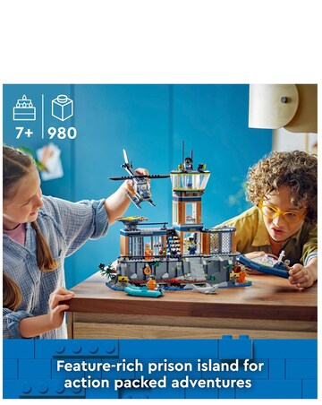 LEGO City Police Prison Island with Helicopter Toy 60419