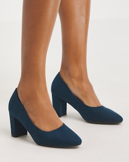 Dorothy Comfort Flexible Court Shoe - Wide Fit (E)