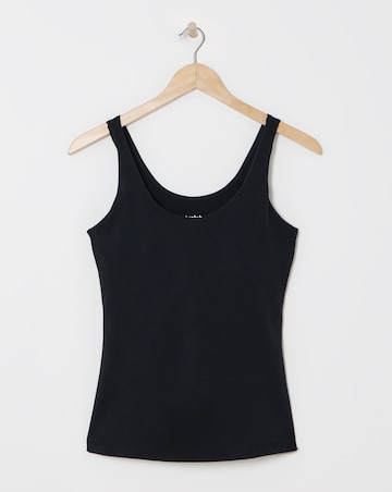 SB3 MAGISCULPT Black Active 360 Control Longline Sleeveless Active Sports Top