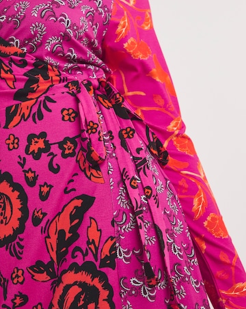 Joe Browns Pink Robyn Wrap Jersey Maxi Dress | Fashion World