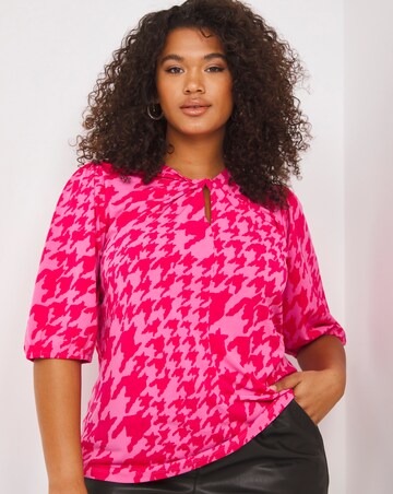 Luxe Jersey Twist Detail Top