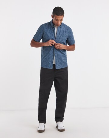 Oxford Print Short Sleeve Shirt