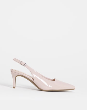 Aspen Pointy Toe Slingback Shoes - Extra Wide Fit (EEE)