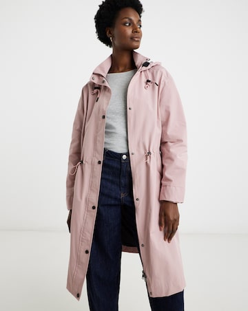 Blush Shower Resistant Raincoat