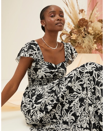 FatFace Dahlia Botanical Midi Dress