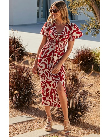 Sosandar Stretch Woven Dress