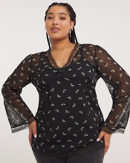 Joe Brown Be Beautiful Chiffon Blouse